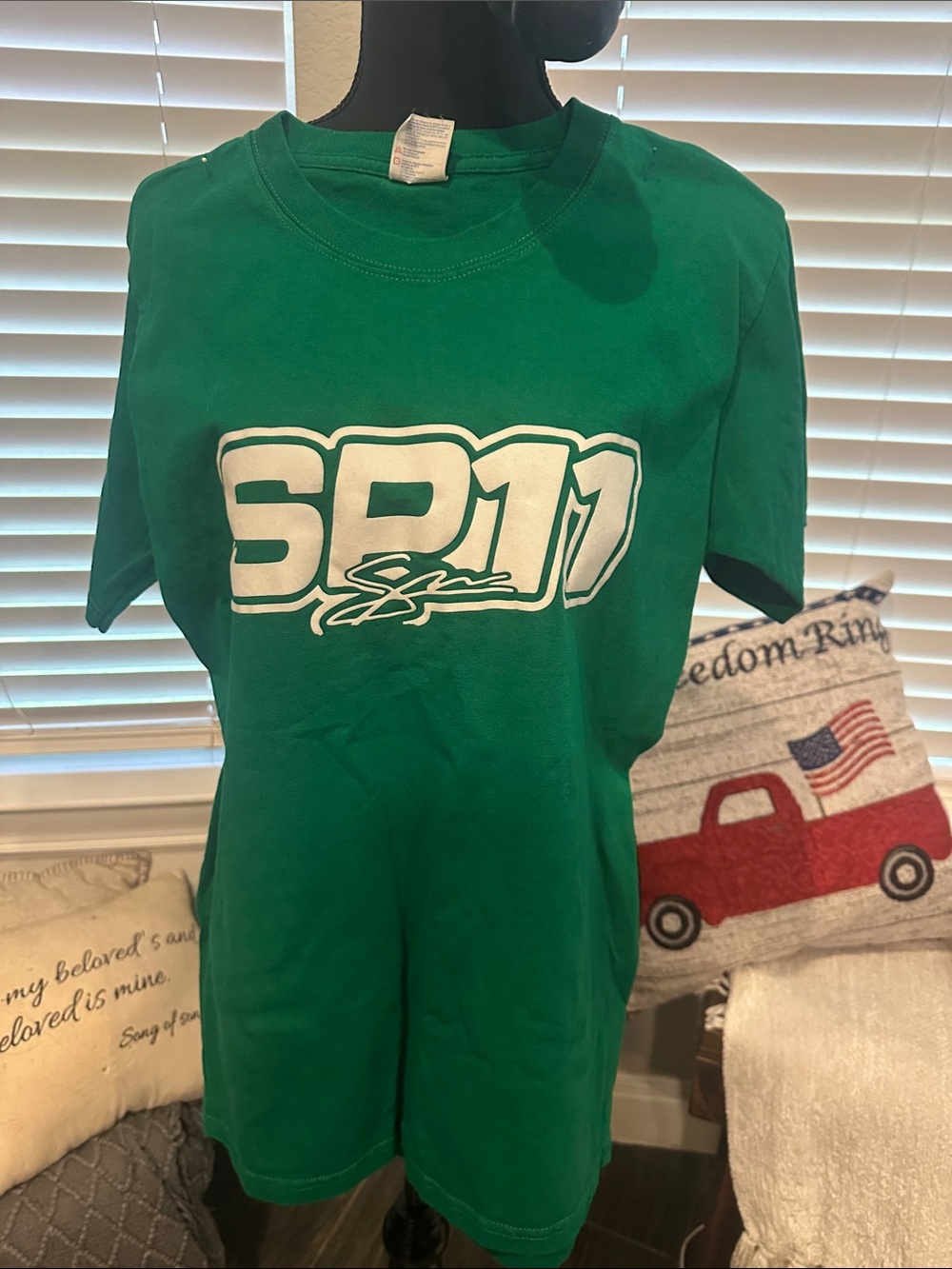SP11 Graphic Short Sleeve Tee in Green for Kids